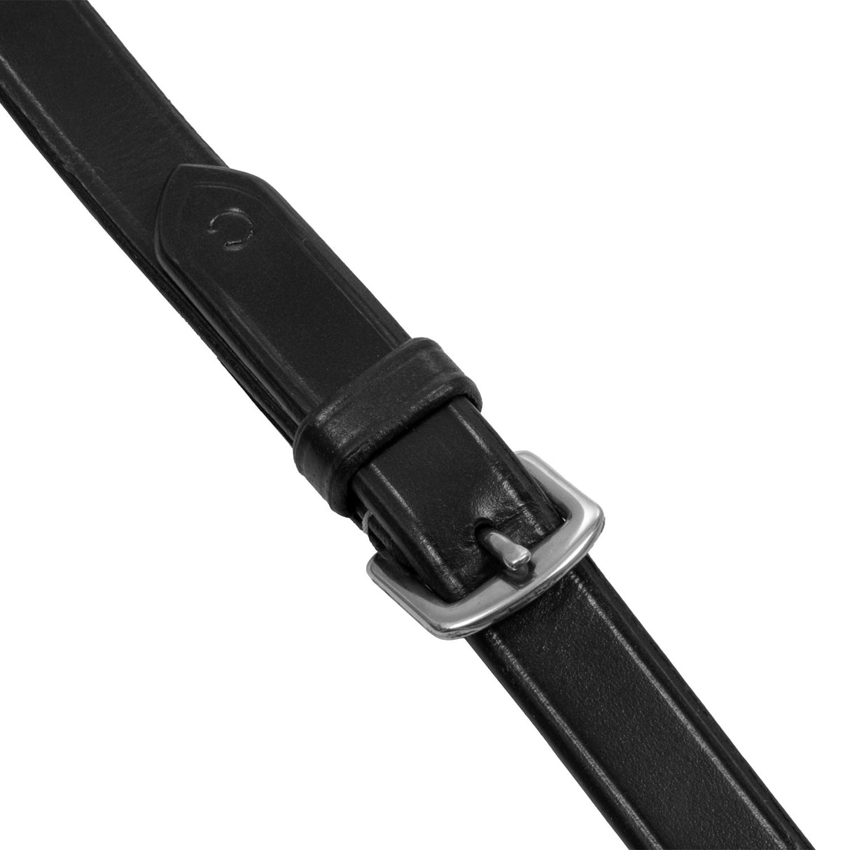 Equestro Reins With Leather And Rubber Martingale