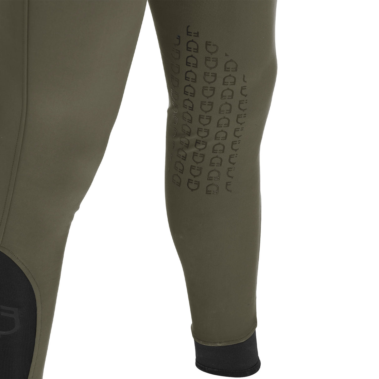 Equestro Men's Slim Fit Grip Breeches With Logo