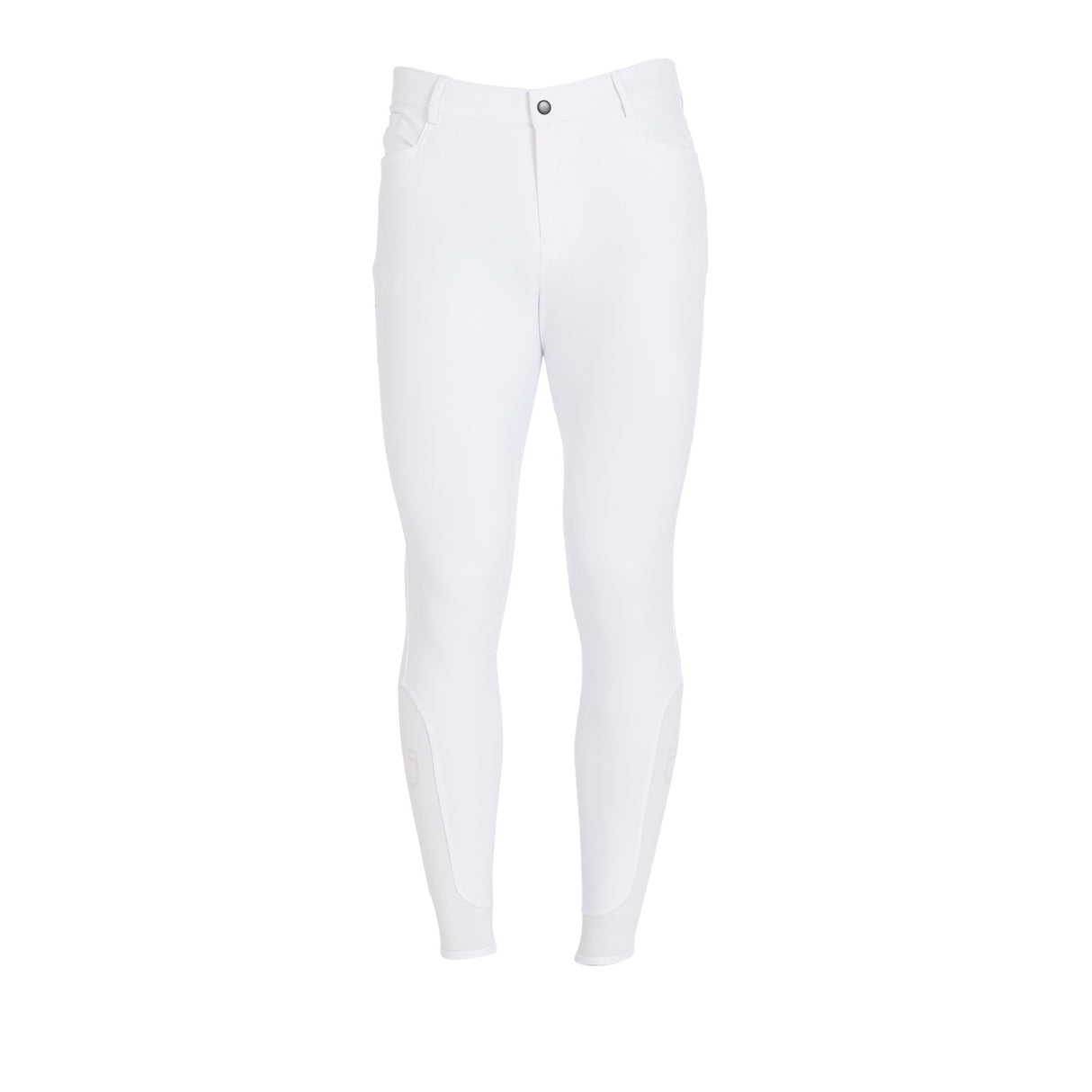 Equestro Men's Slim Fit Grip Breeches With Logo