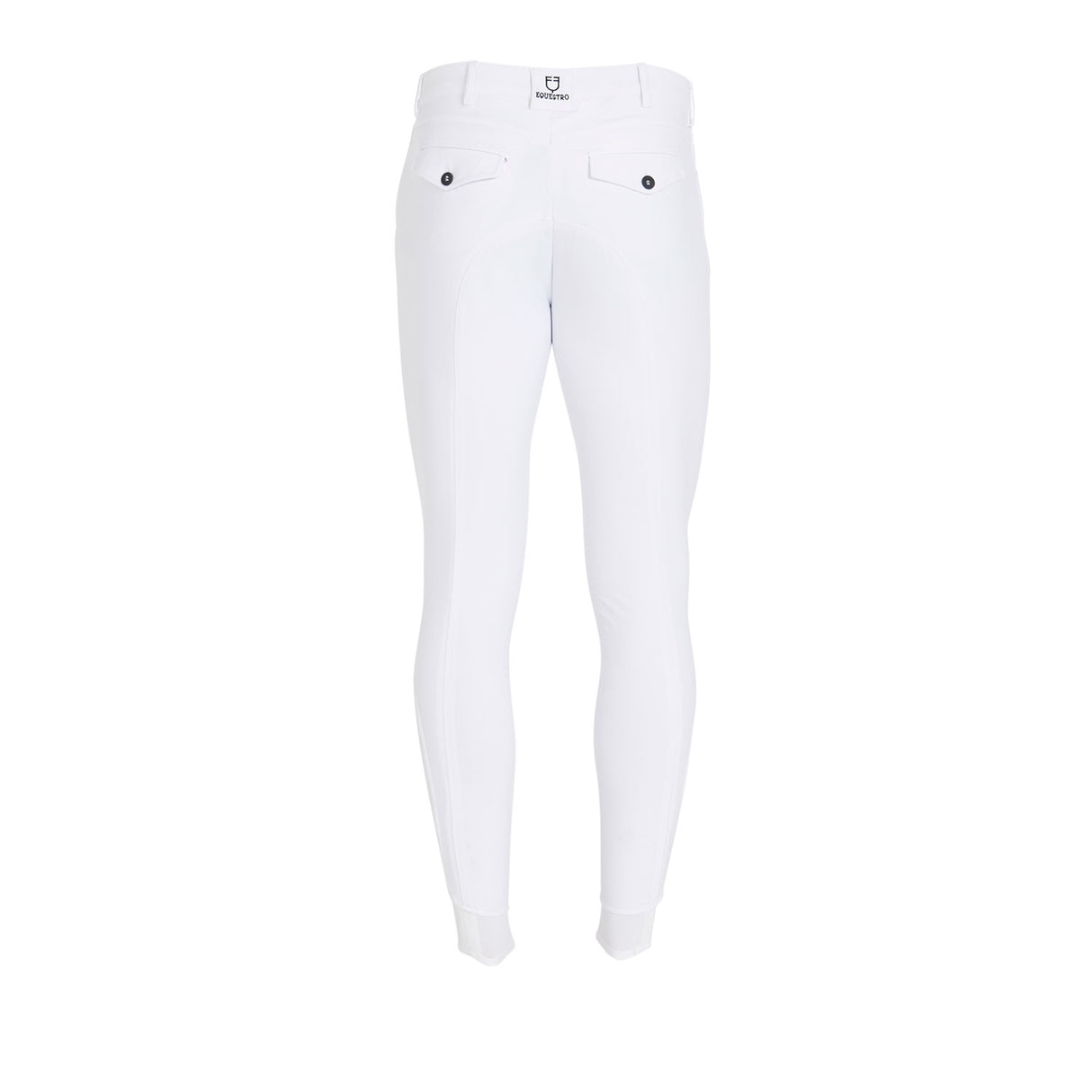 Equestro Men's Slim Fit Grip Breeches With Logo