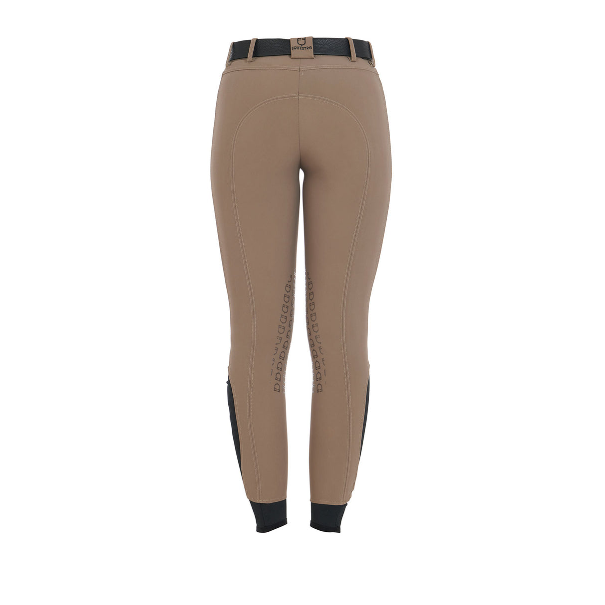 Equestro Women's Slim Fit Grip Breeches With Logo