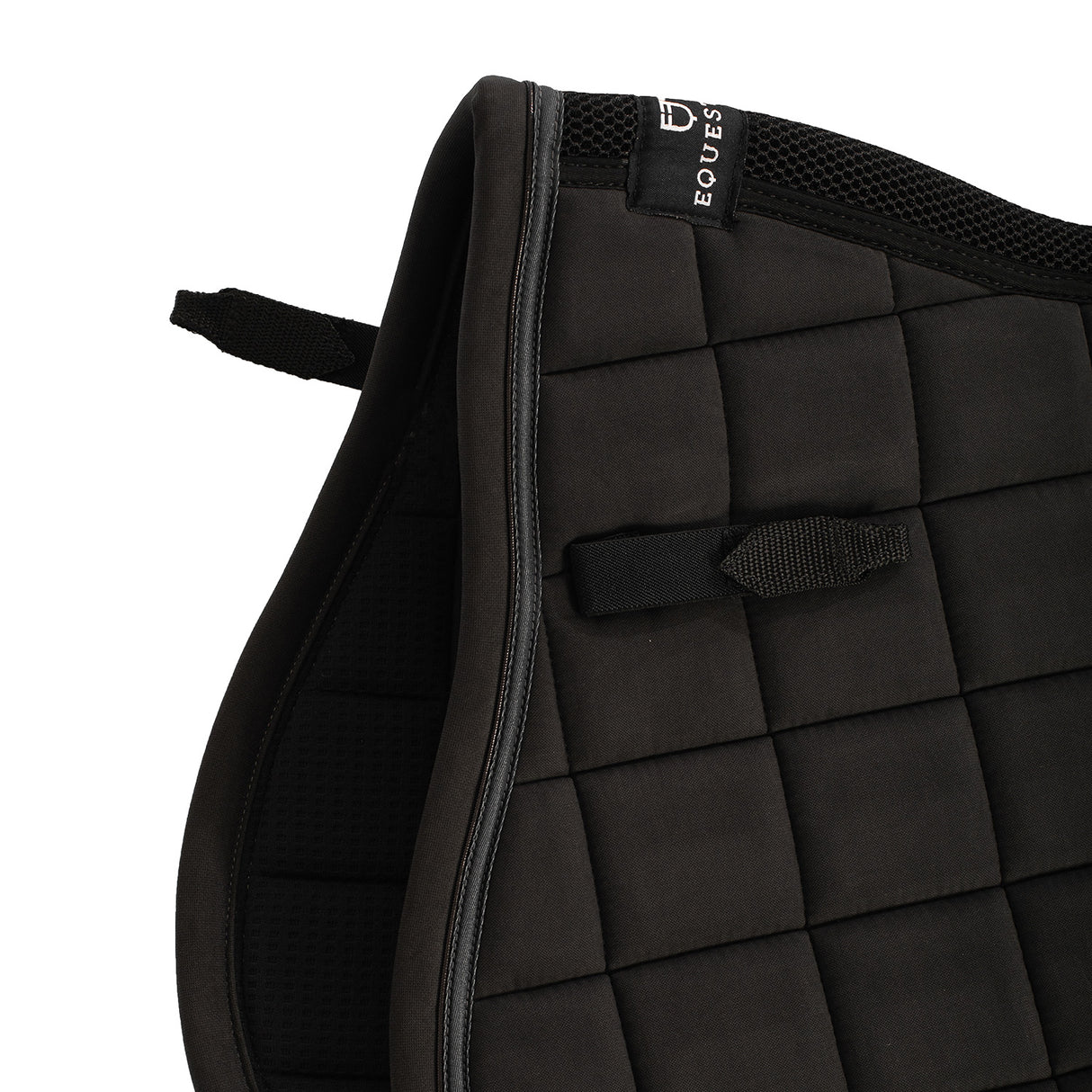 Equestro Shaped Jumping Saddle Pad #colour_black
