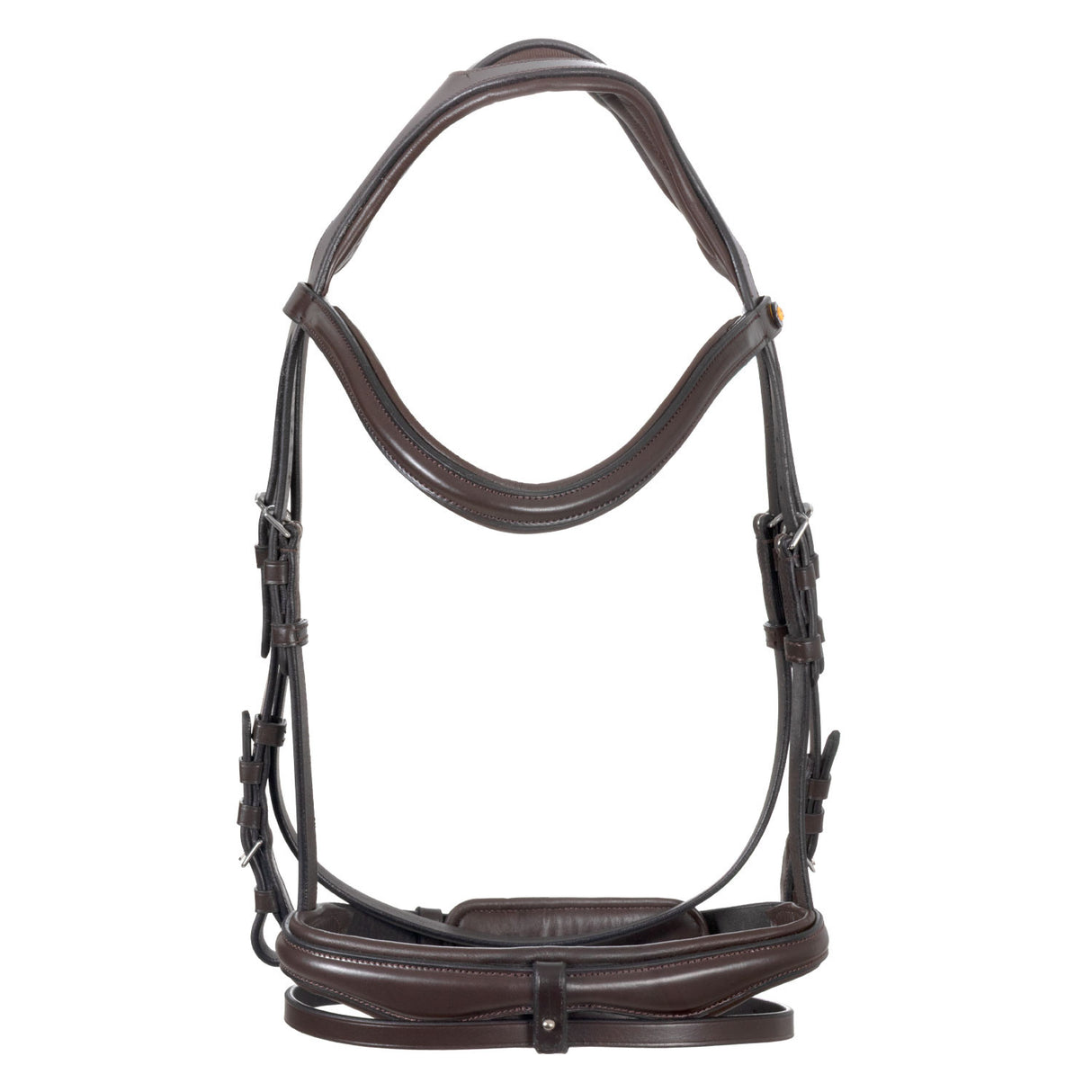 English bridle with anatomical noseband
