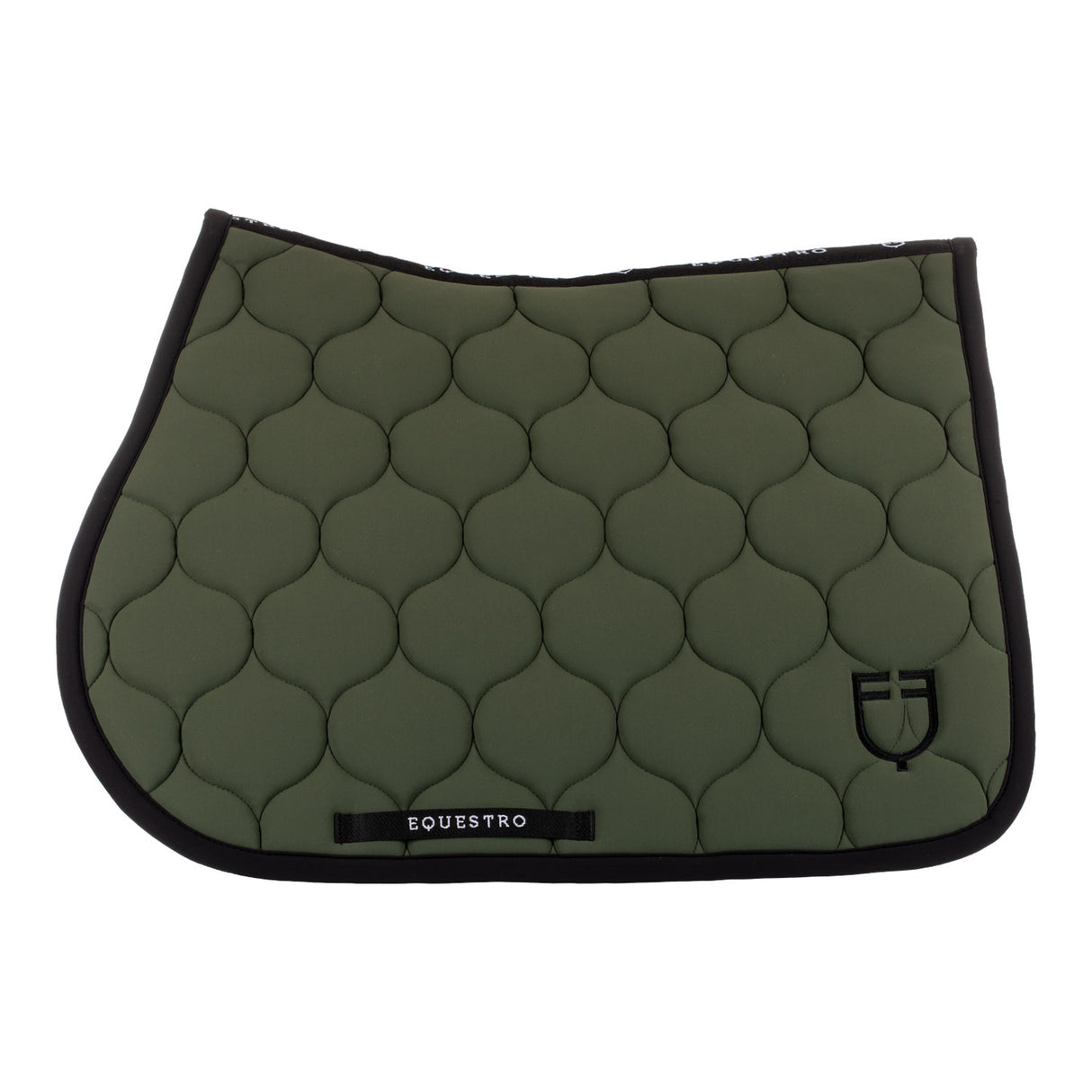 Equestro Jumping Saddle Pad With Onion Quilting
