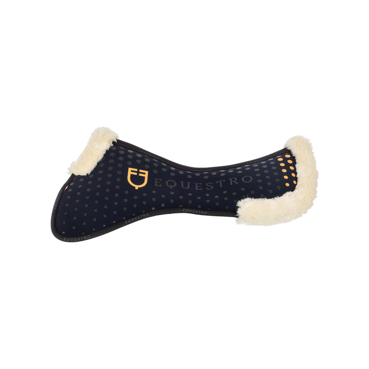 Ecowool memory foam pad with silicone grip and logo