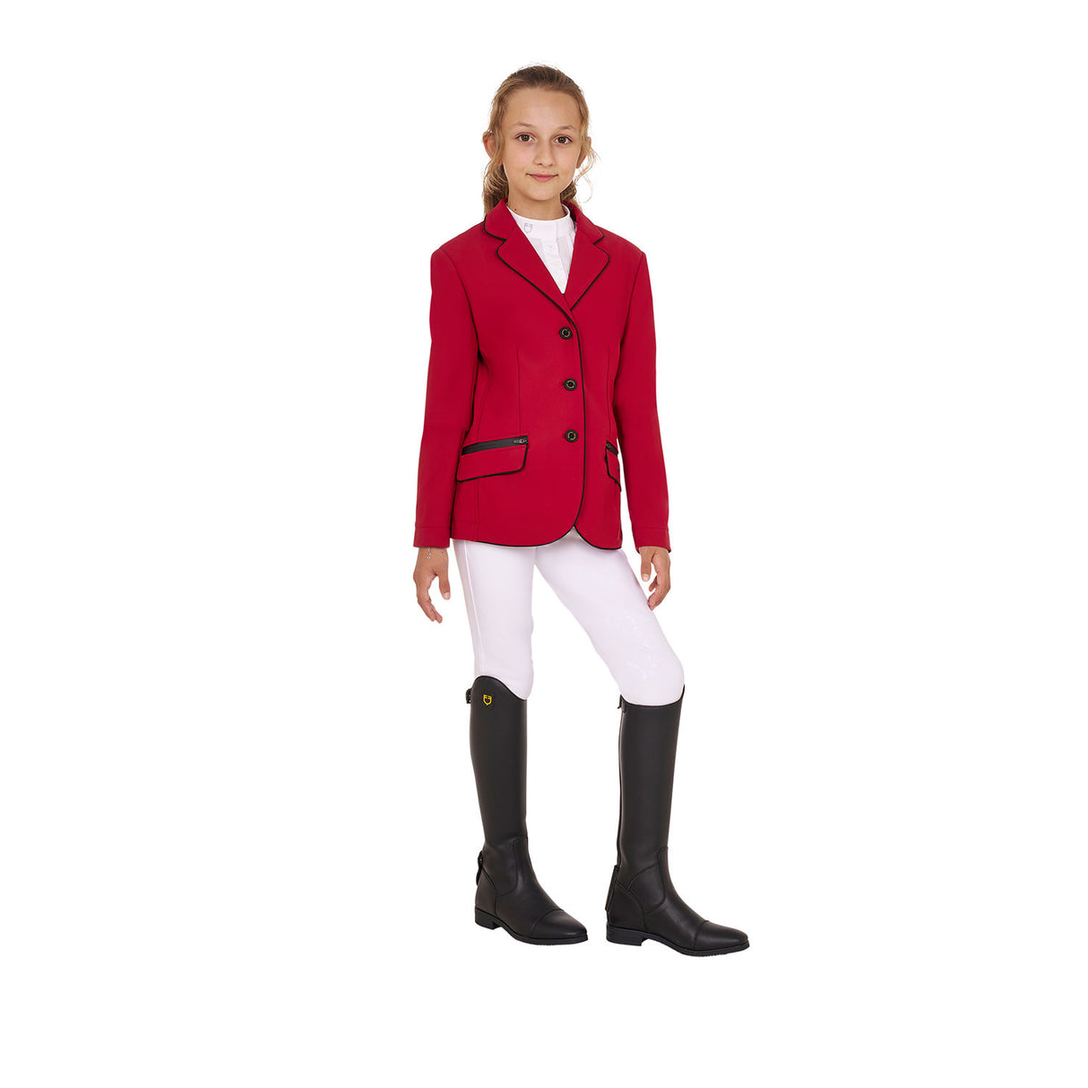 Girls' competition jacket in technical fabric