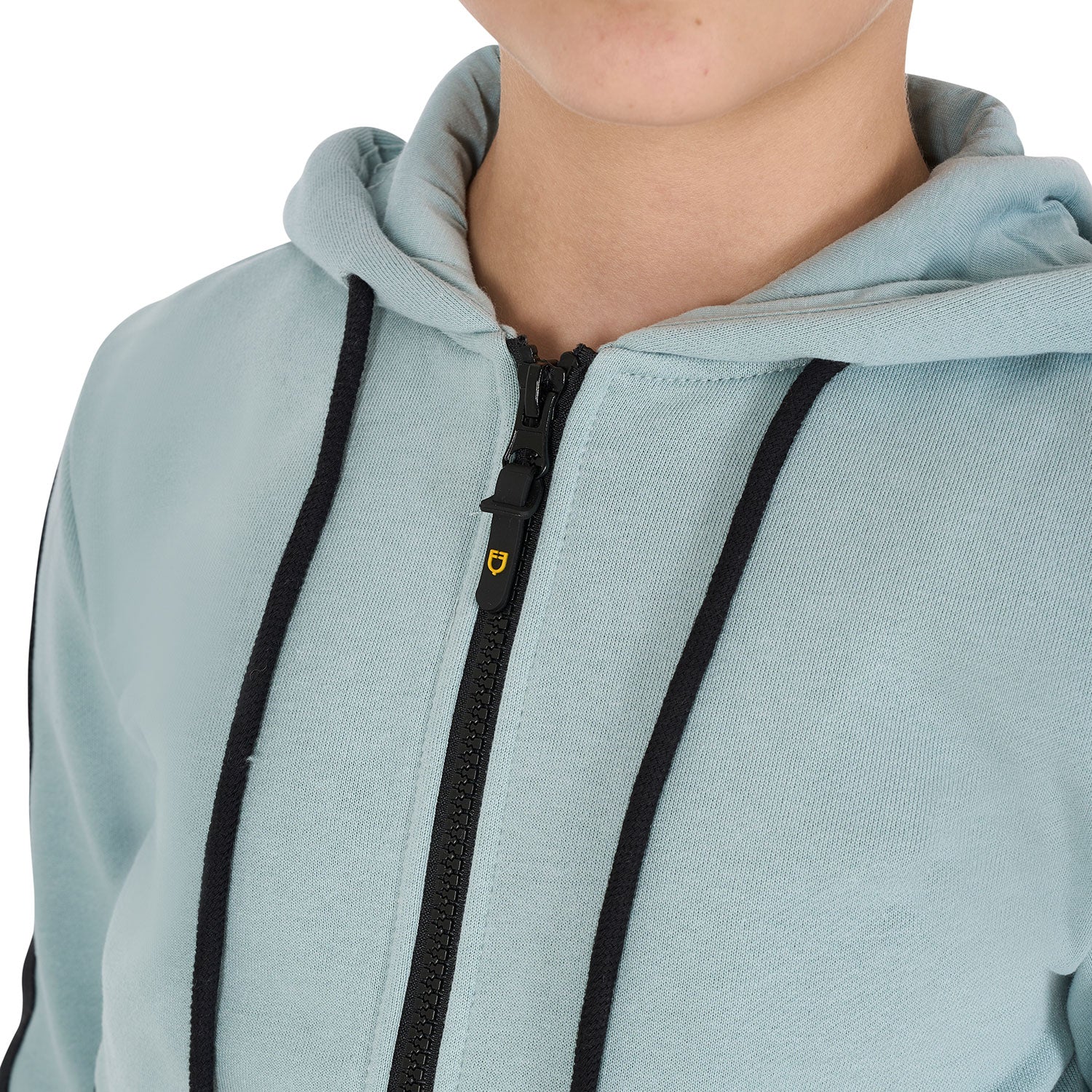 Equestro Girls' Full Zip Sweatshirt Inner Fleece #colour_grey