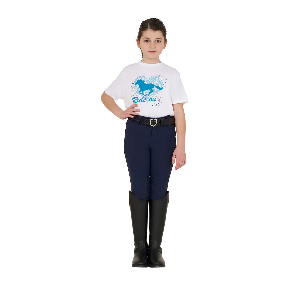 Girls' Ride On cotton T-shirt