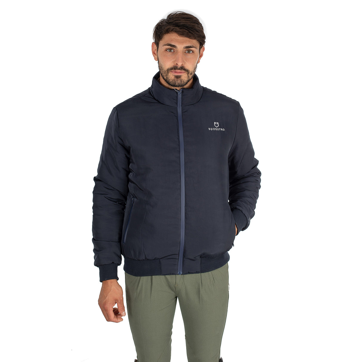 Equestro Man Bomber Visby Model #colour_blue