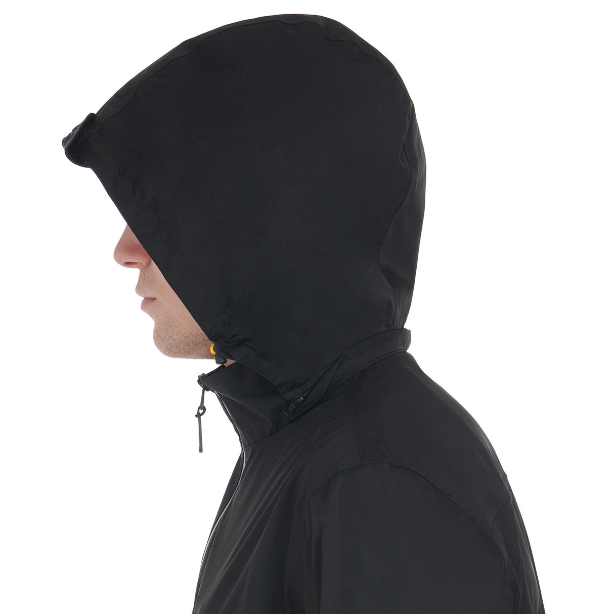 Equestro Men's Three-Layer Technical Raincoat #colour_black