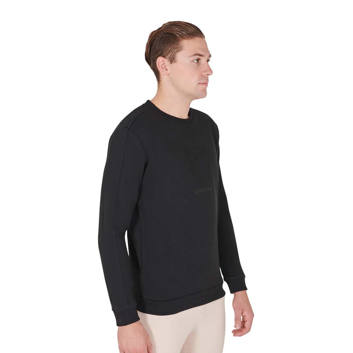 Men's cotton sweatshirt with logo