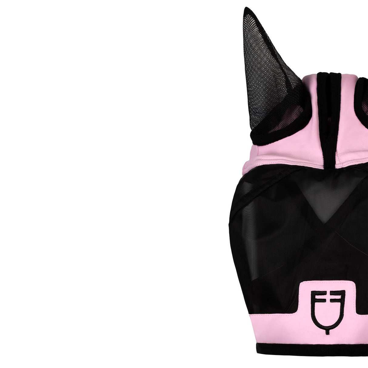 Fly mask with front logo