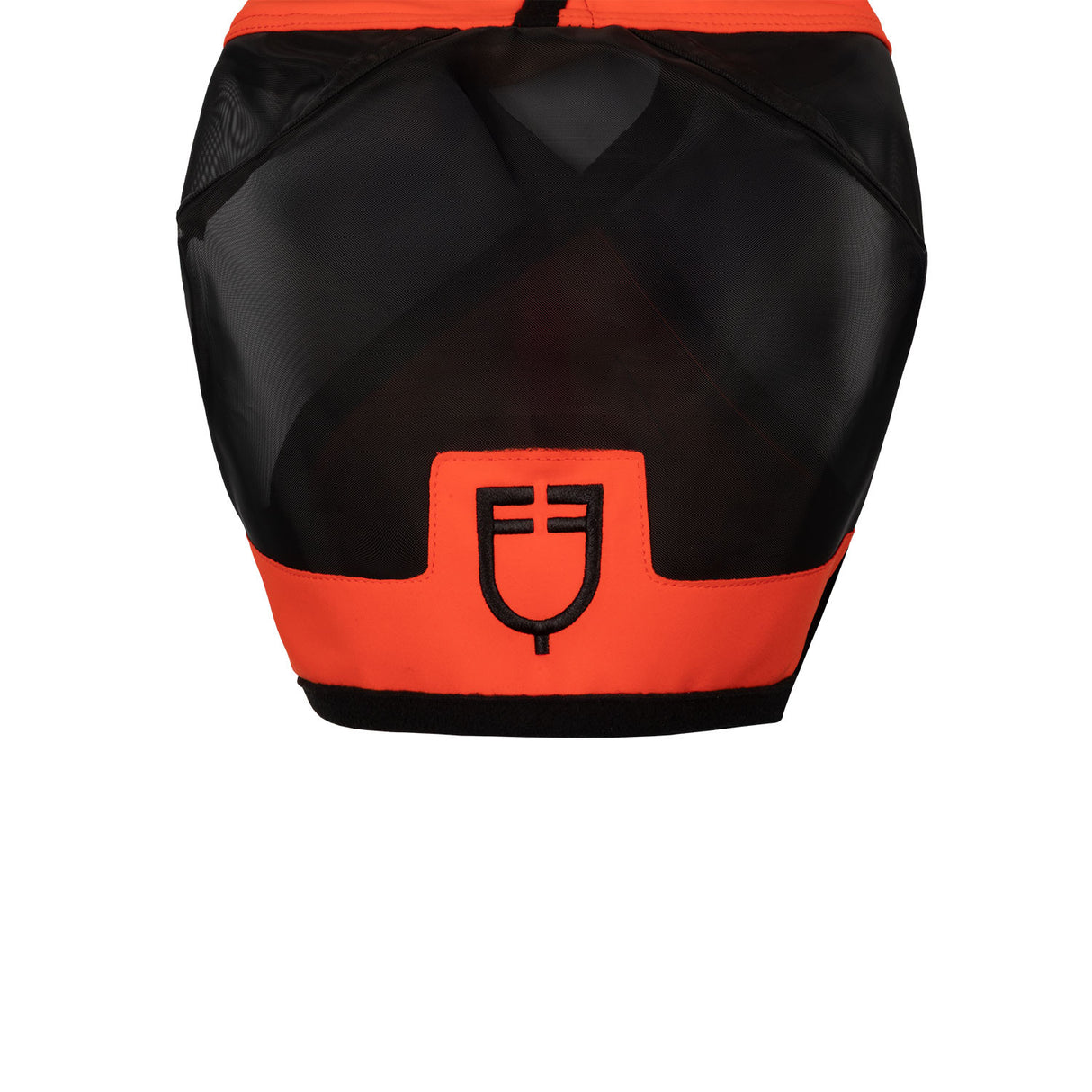 Fly mask with front logo