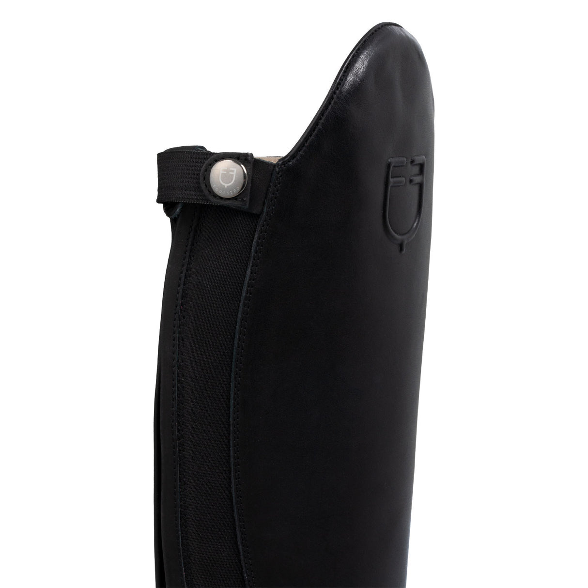 Neptune unisex leather boots with rear zipper