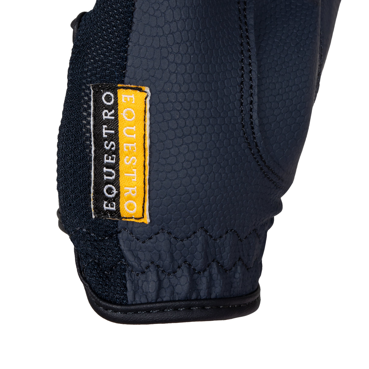 Equestro Unisex Gloves In Technical Fabric And Mesh #colour_blue
