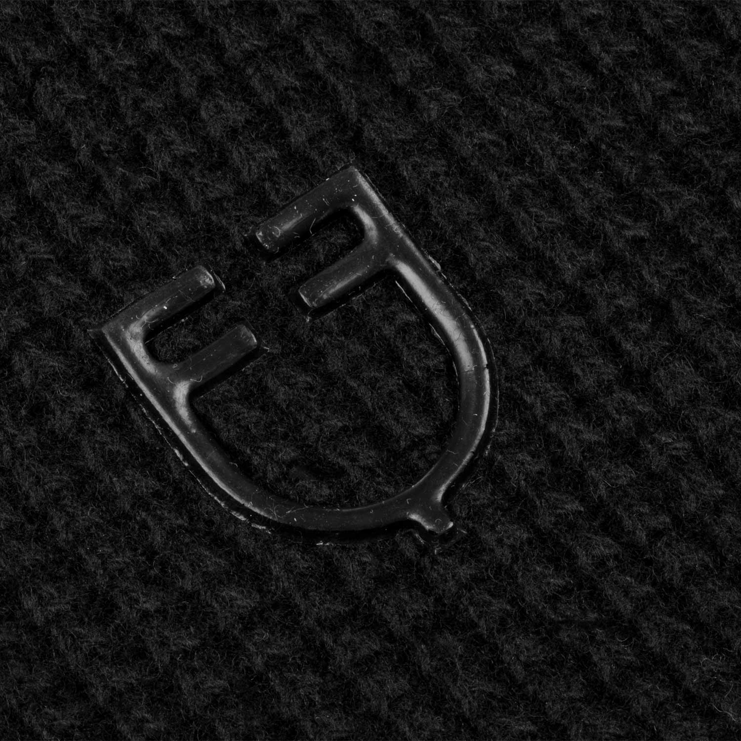 Equestro Unisex Wool Neck Gaiter #colour_black