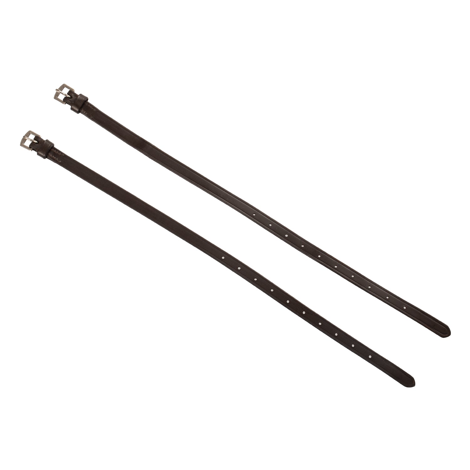 Equestro Leather Spur Strap #colour_brown