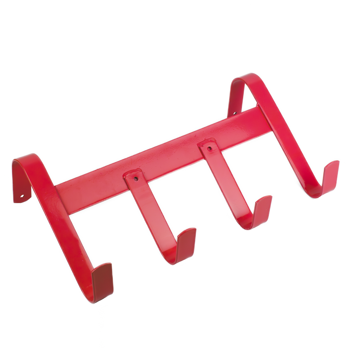 GS Equestrian & Country 4 Hook Metal Bridle Hook #colour_red