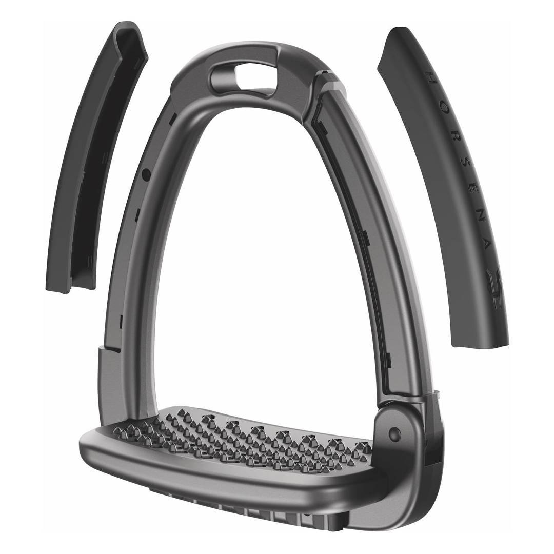 Horsena Swap Stirrup Extra Covers #colour_deep-black