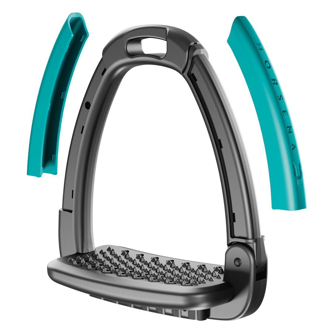 Horsena Swap Stirrup Extra Covers #colour_aqua-green