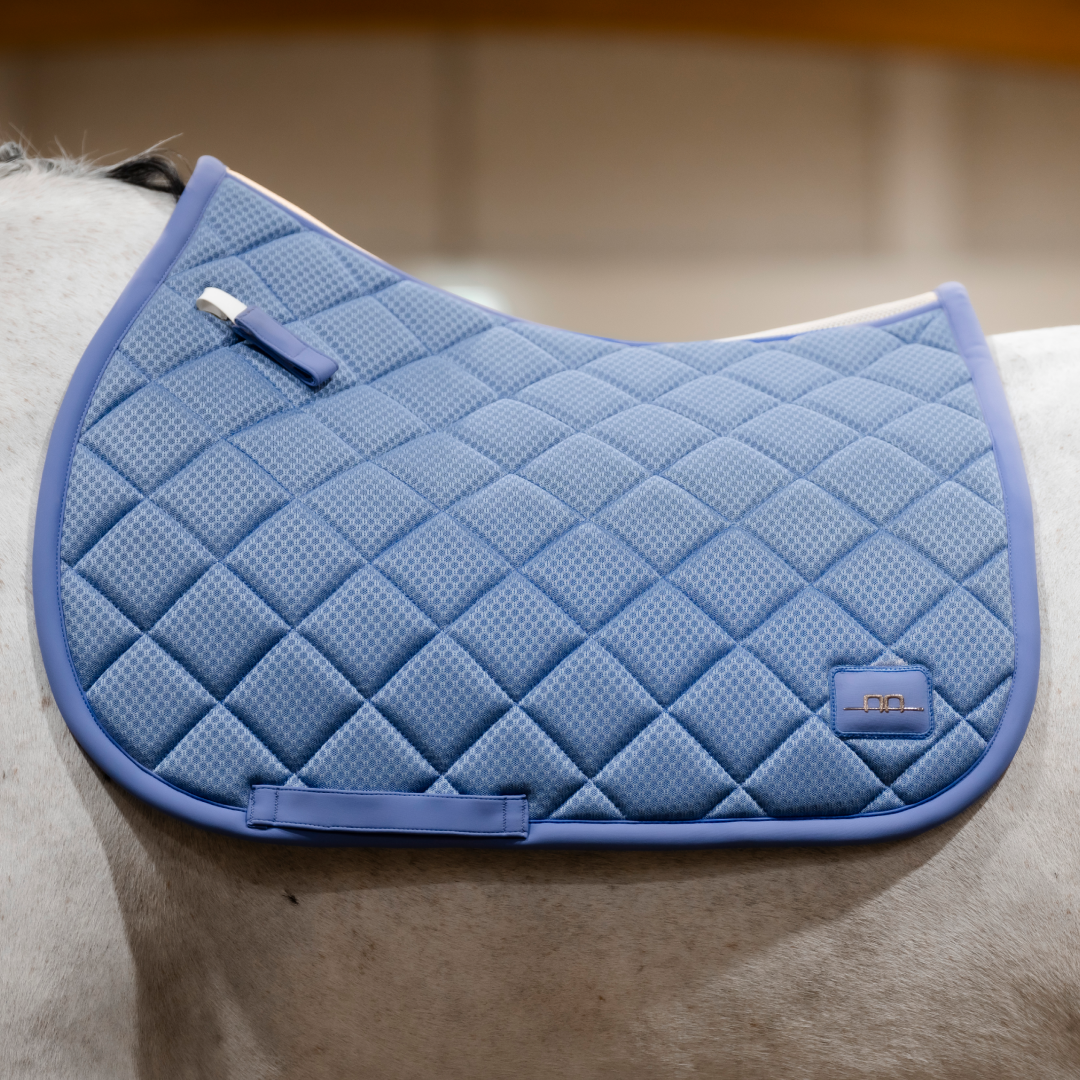 Horseware Ireland Alessandro Albanese Performance Jump Pad #colour_sicilian-blue