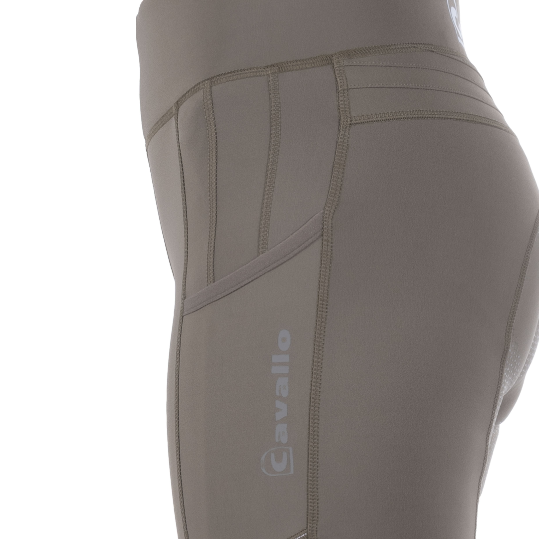 Cavallo Lin Grip RL Riding Tights #colour_sepia-olive