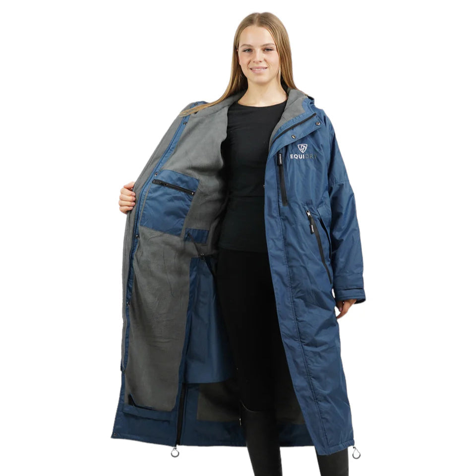 EQUIDRY Women's Thin Fleece Evolution #colour_steel-blue