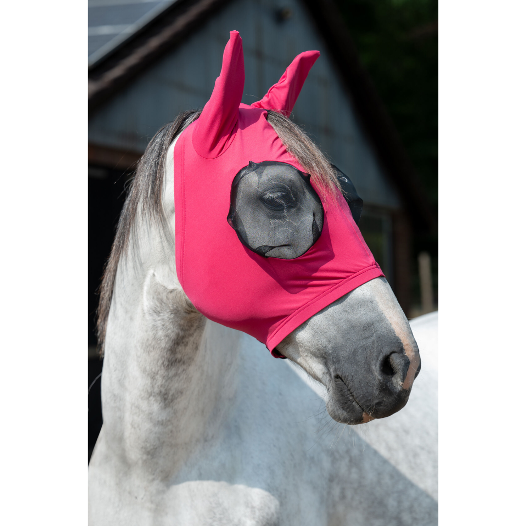 HKM Anti-Fly Mask -Elastic- #colour_magenta