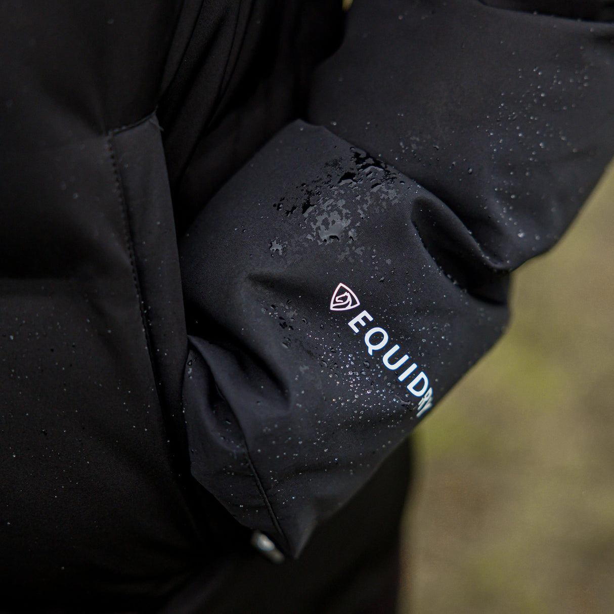 EQUIDRY Women's Talia Waterproof Puffer Jacket #colour_black