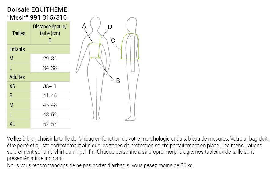 Equitheme Mesh Back Protector