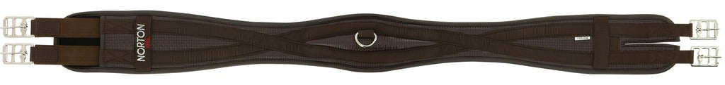 Norton Confort Shaped Girth In Gel #colour_havana