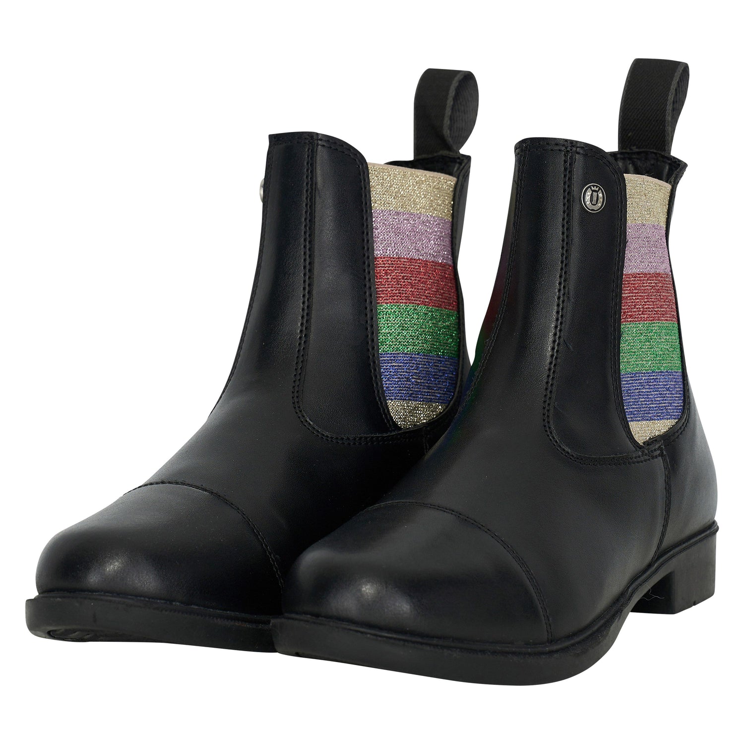 Imperial Riding Children's Rainbow Jodhpur Boots #colour_black