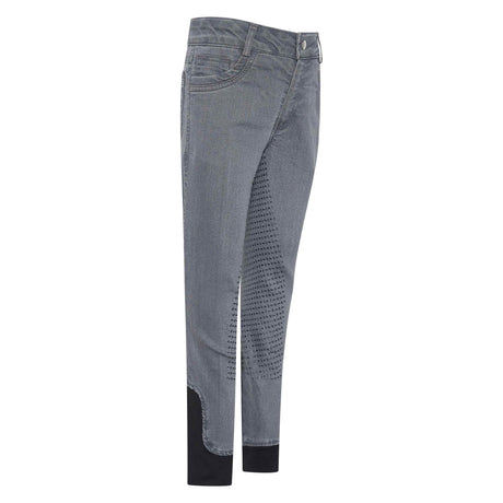 Imperial Riding Donny Children's Riding Breeches #Colour_dark-grey-denim