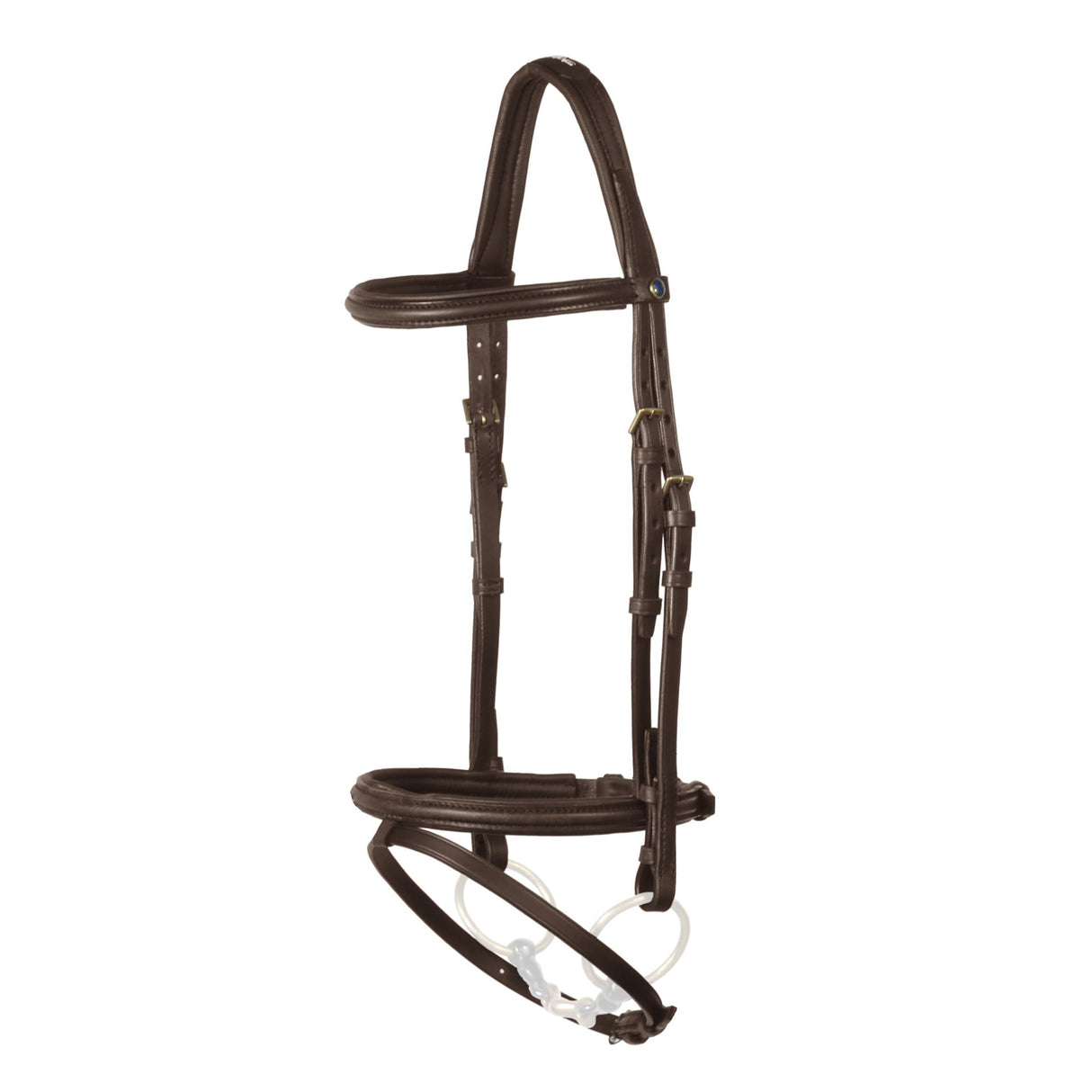 Stubben Trensenzaum Combined Noseband 2330 Island #colour_ebony-ebony