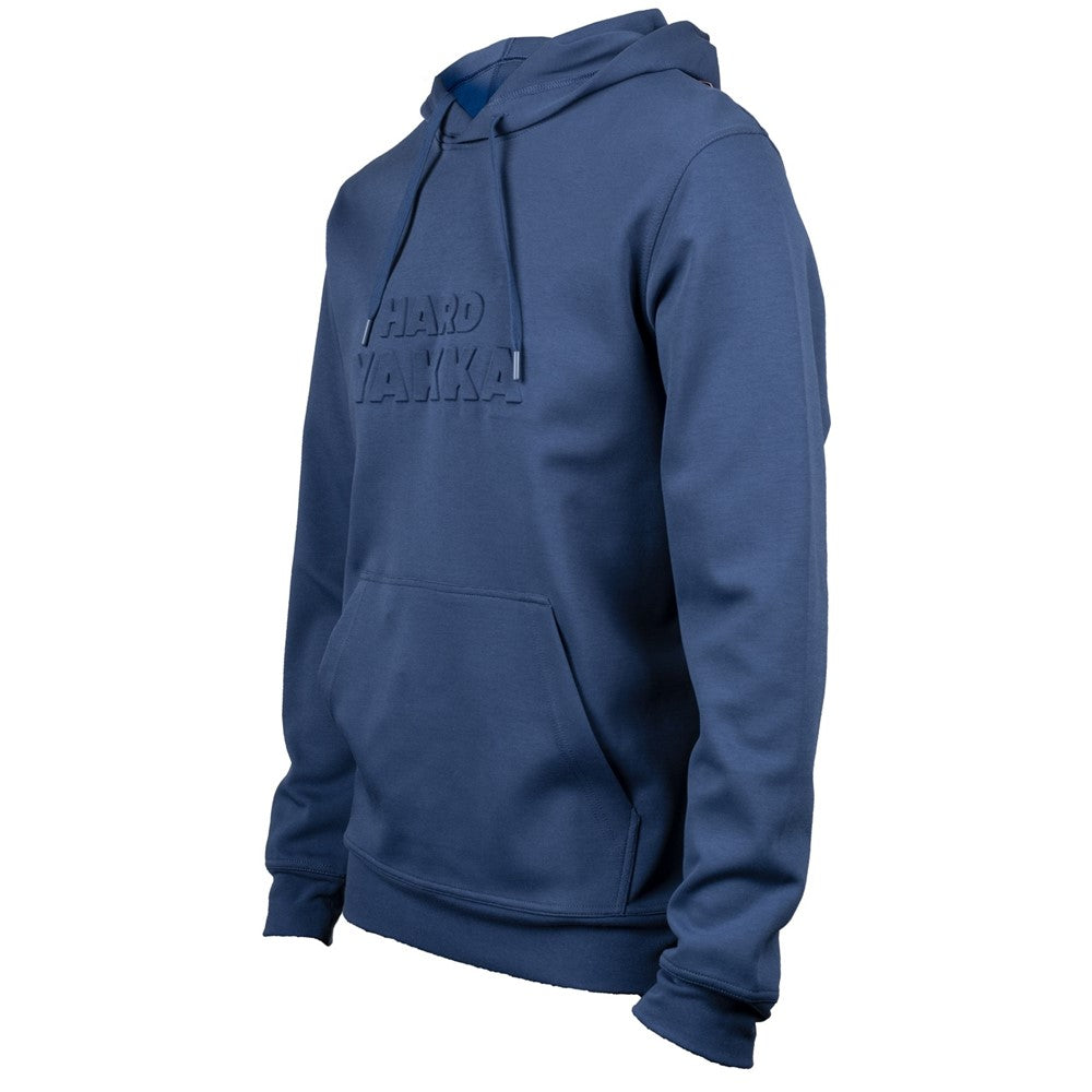 Hard Yakka Embossed Pullover Hoodie #colour_indigo-blue