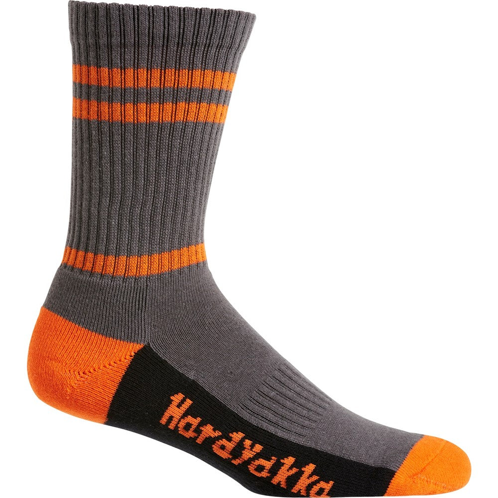 Hard Yakka Crew Five Pack Worksock #colour_multi