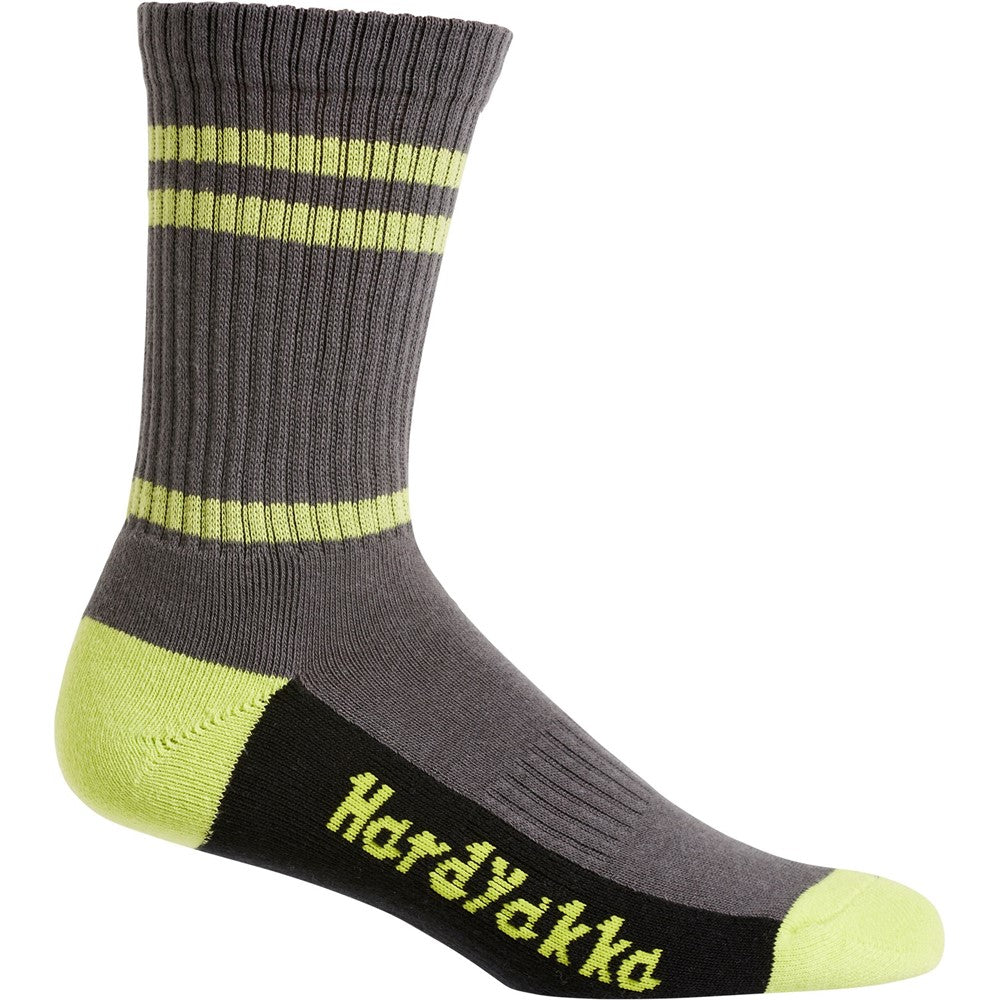 Hard Yakka Crew Five Pack Worksock #colour_multi