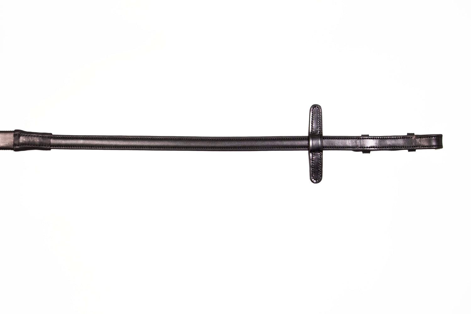 Henry James Xtreme Eventer Rubber Reins #colour_black