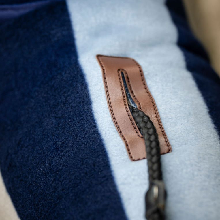 Horseware Ireland Newmarket Dog Fleece #colour_whitney-navy