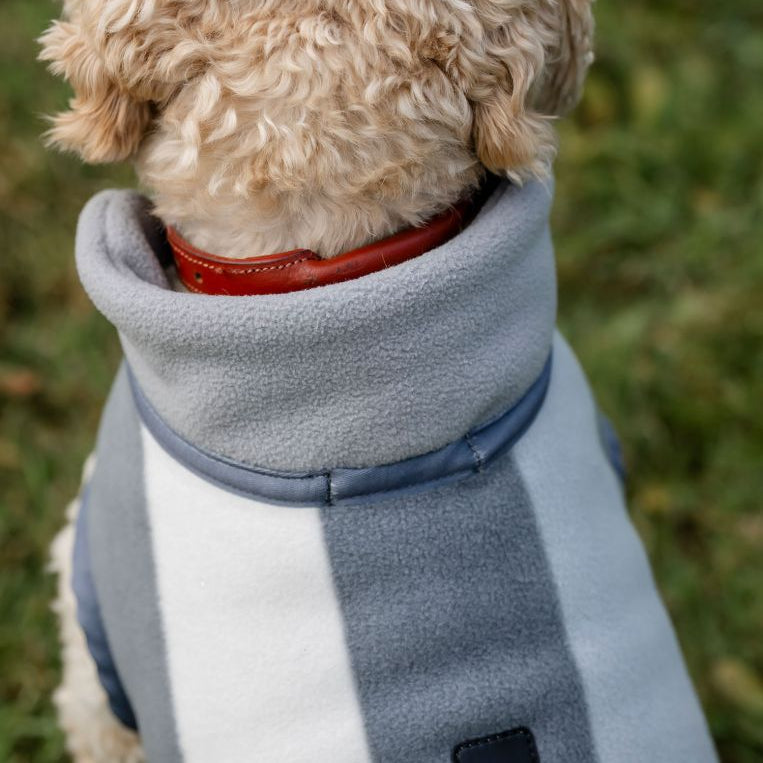 Horseware Ireland Newmarket Dog Fleece #colour_whitney-charcoal