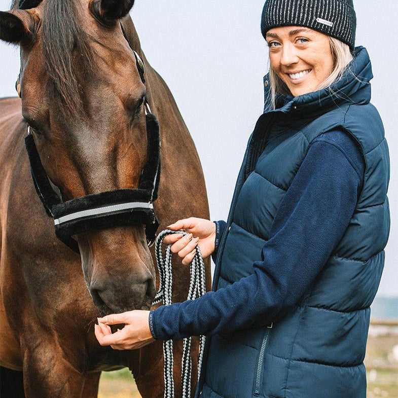 Mountain Horse Team Long Vest #colour_navy