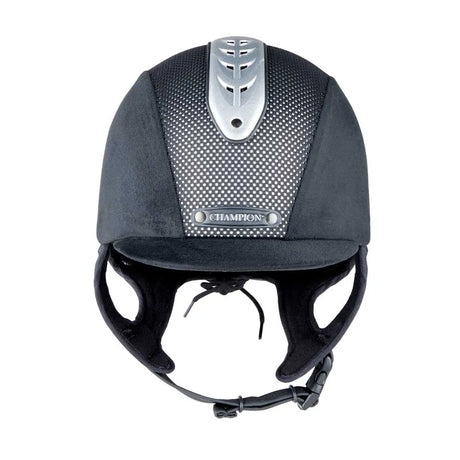 Champion X-Air Nova Peaked Helmet #colour_black-silver