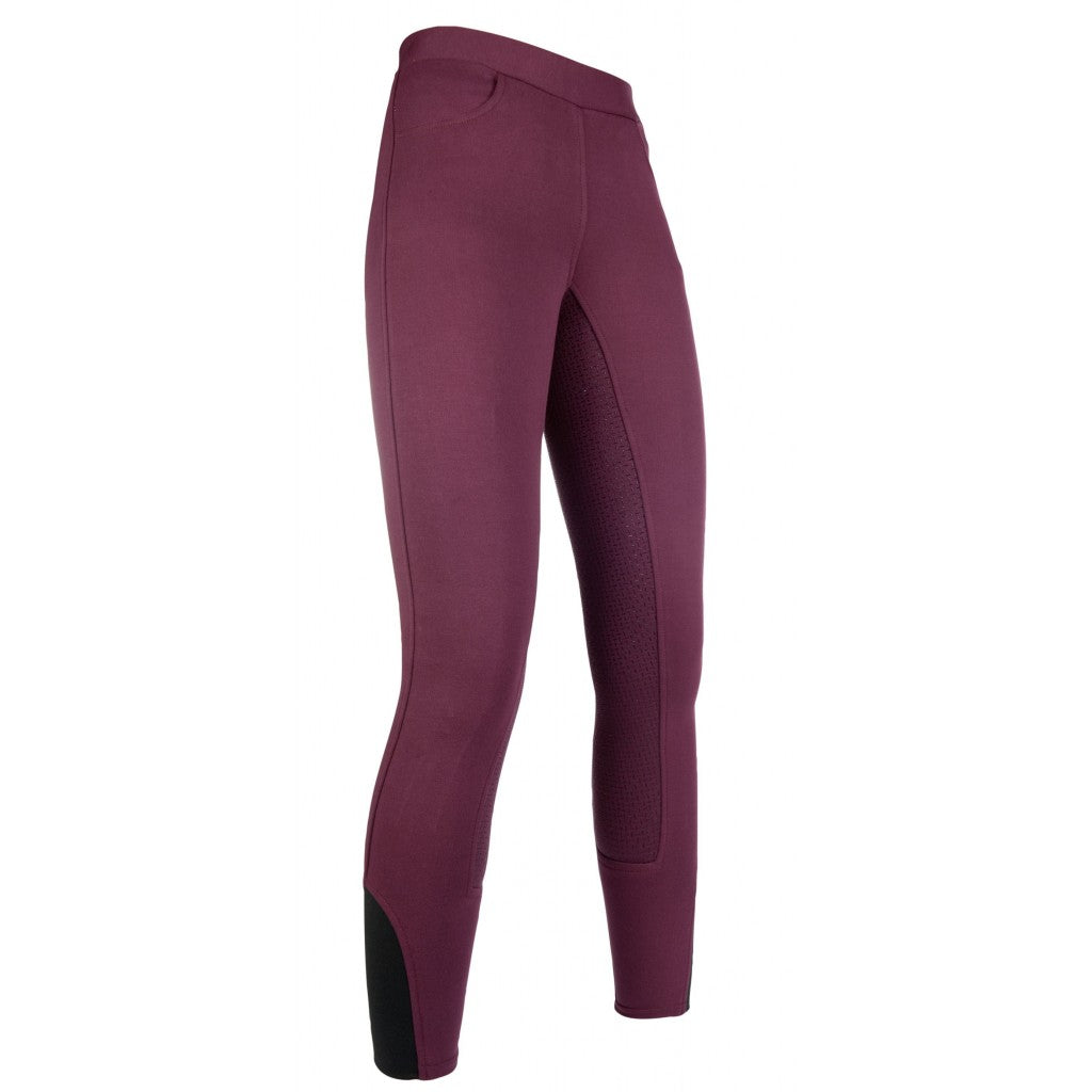 HKM Yvi Full Seat Silicone Leggings d'équitation pour enfants