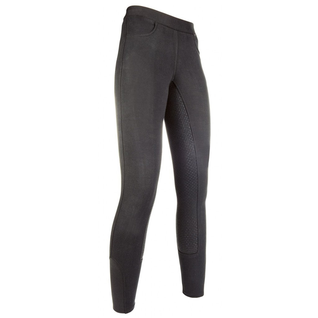HKM Yvi Full Seat Silicone Leggings d'équitation pour enfants