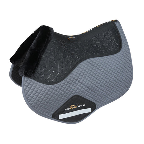 Shires Performance Fusion Jump Saddlecloth #colour_grey