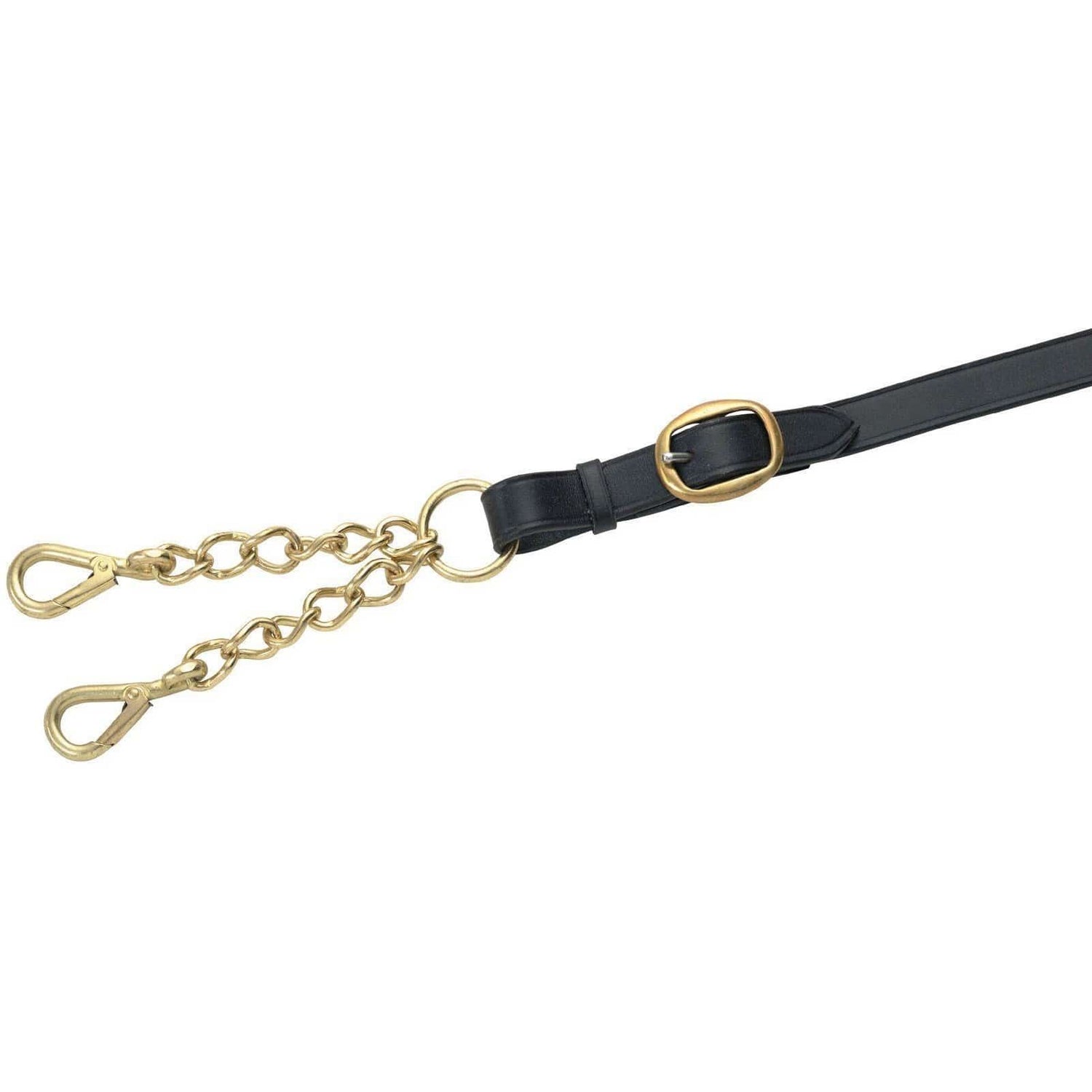 Shires Blenheim Leather Lead Rein with Small Newmarket Chain