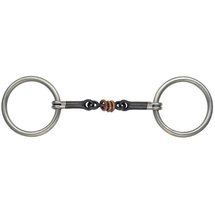 Shires Sweet Iron Copper Roller Snaffle