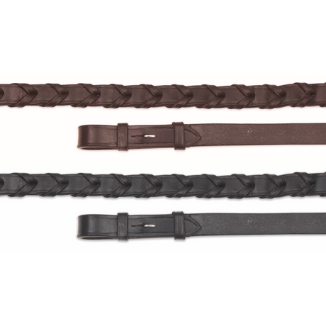 Shires Velociti GARA Laced Leather Reins