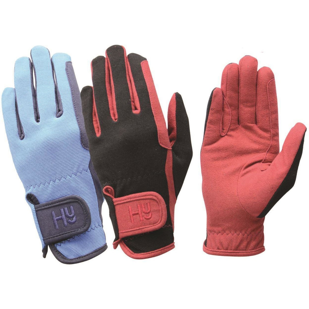 Gants d'équitation bicolores Hy5 Every Day