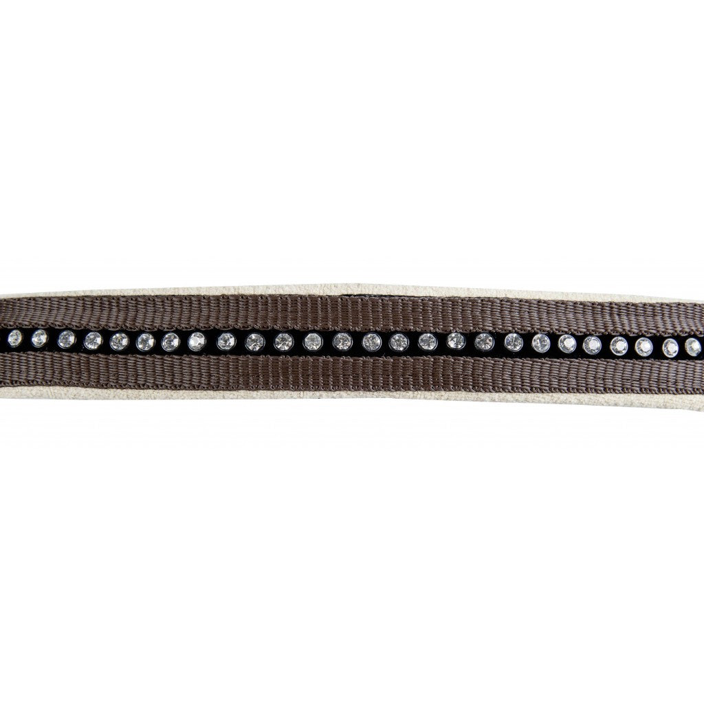 HKM Head Collar & Lead Rope Set -Crystal- Soft Padded